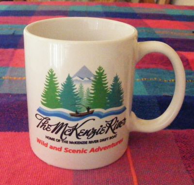 McKenzie River Coffee Mug- white